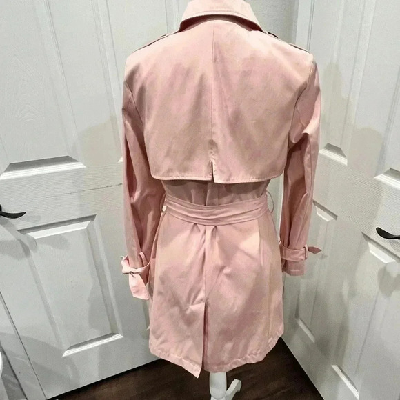 Jones NY Barbie Core, Pink, Rain Jacket, lined, w wrist ties & waist tie - Picture 9 of 12